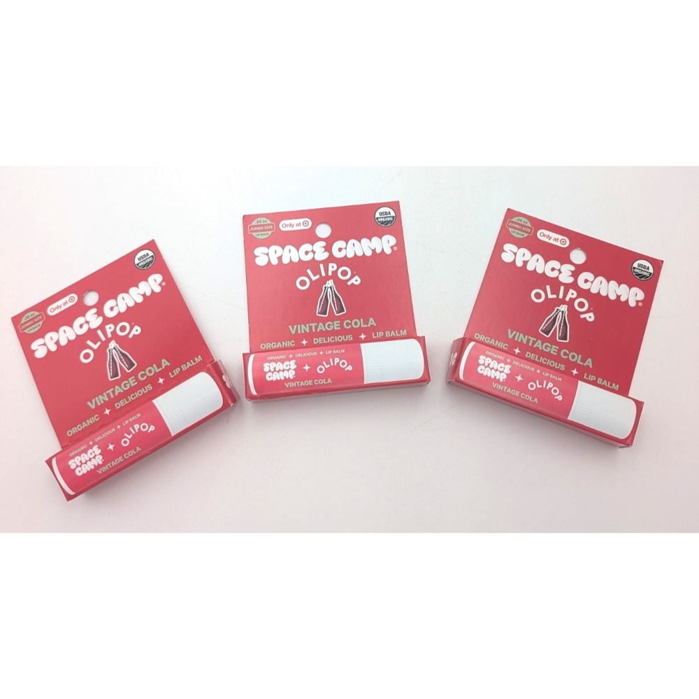 3 - Space Camp Olipop Vintage cola Organic Lip Balm